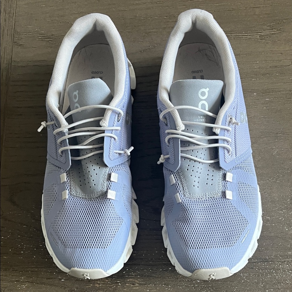 On Running Sky Blue Athletic Shoes